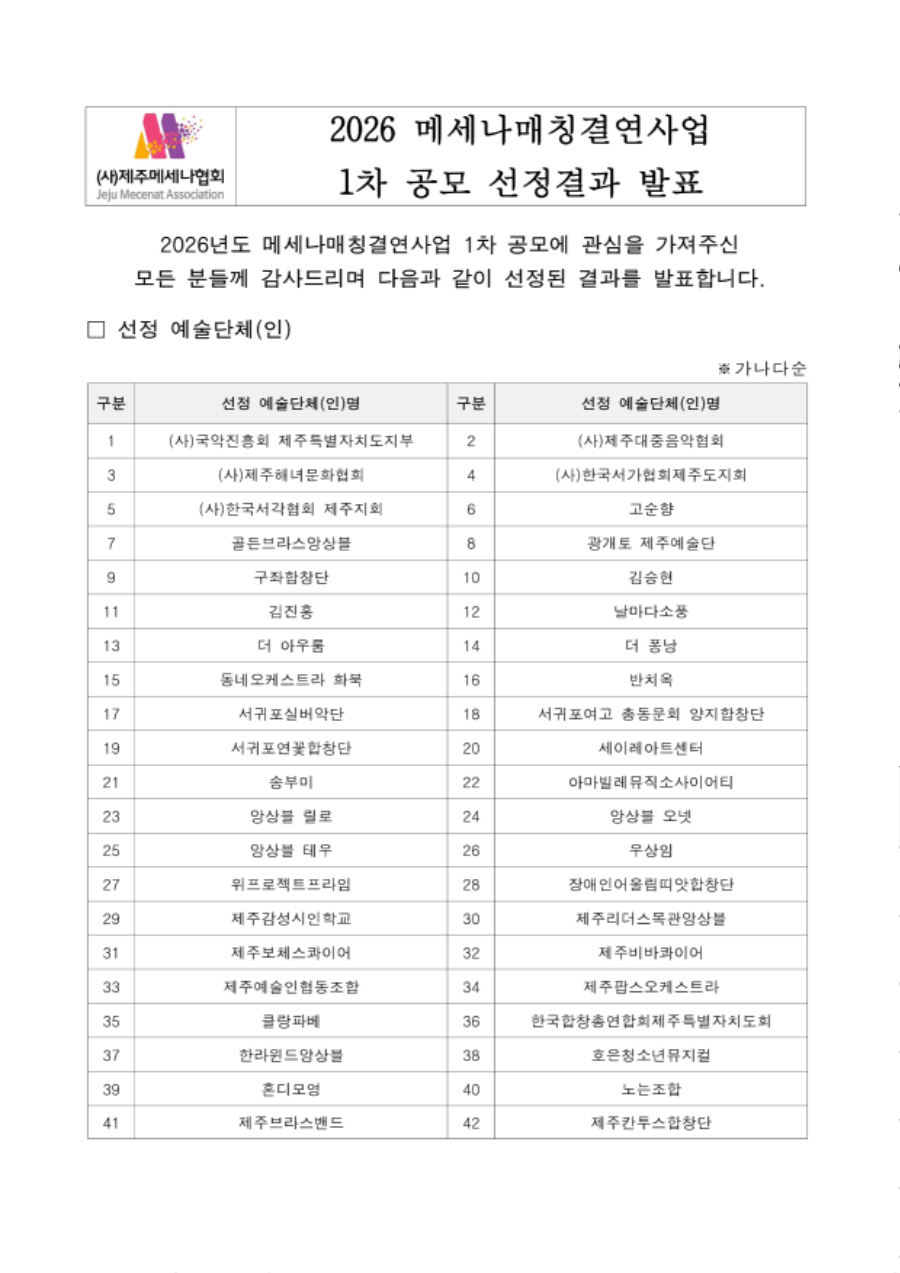 2026 메세나매칭결연사업 1차 공모 선정결과발표 - 복사본_1.png